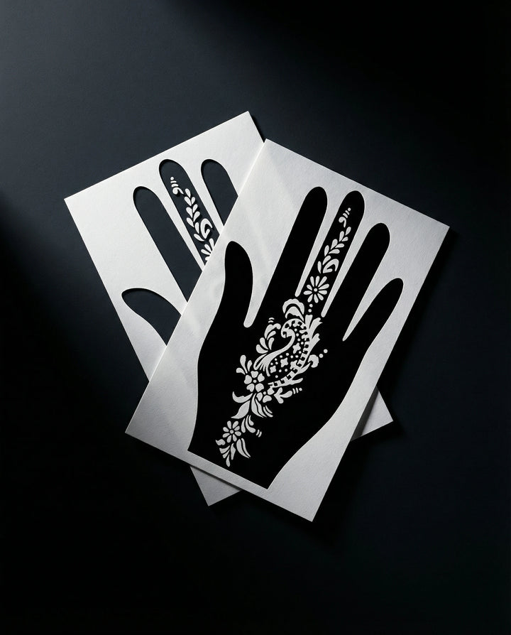 Pochoirs Pour Henné "Tropicale"