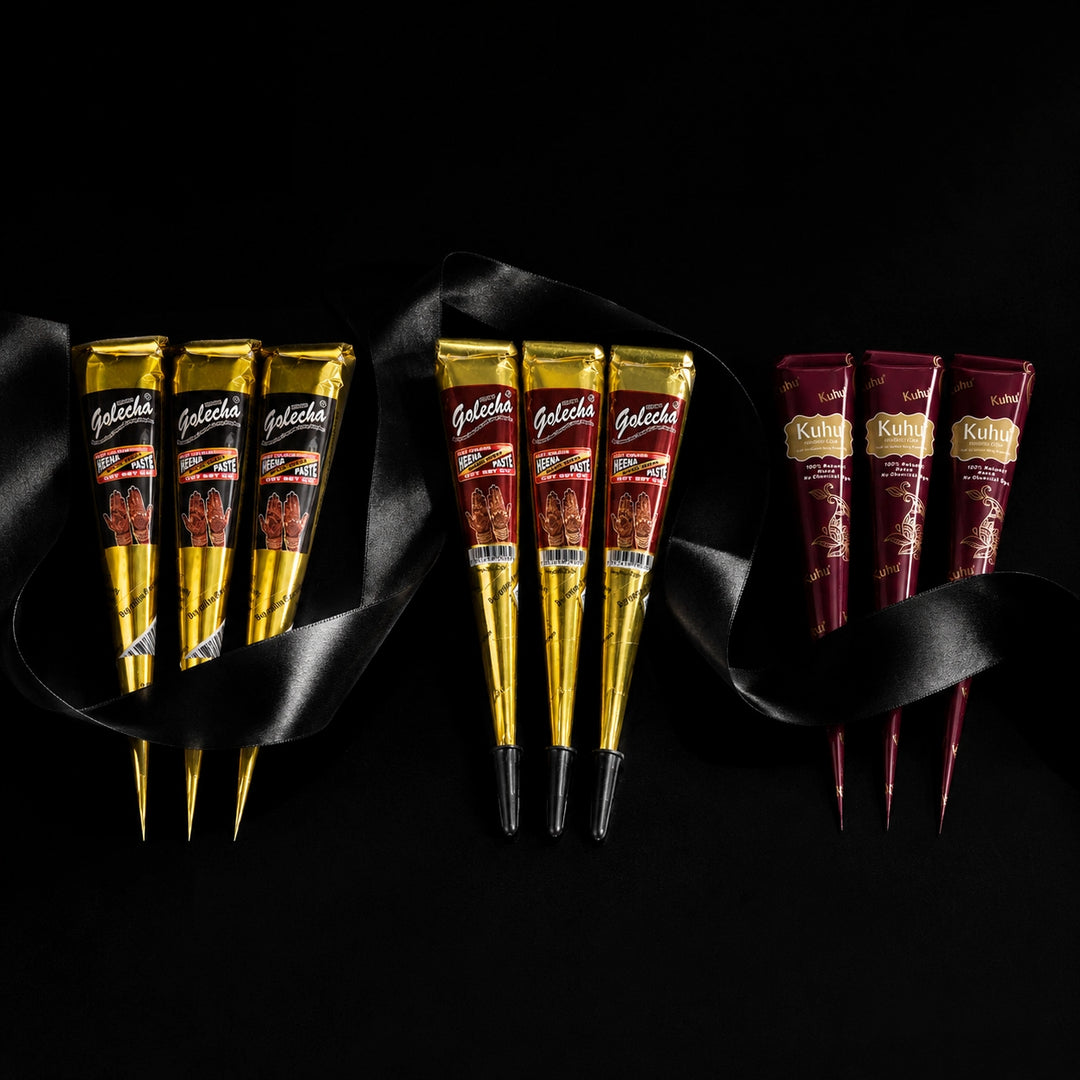 Kit henné trois couleurs au choix pour tatouage éphémère